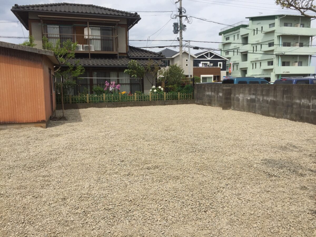 西区 防草シート