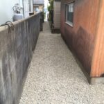 西区 防草シート