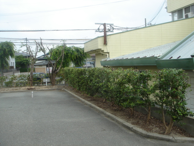 大野城市若草 テナントの庭木の剪定を行いました。